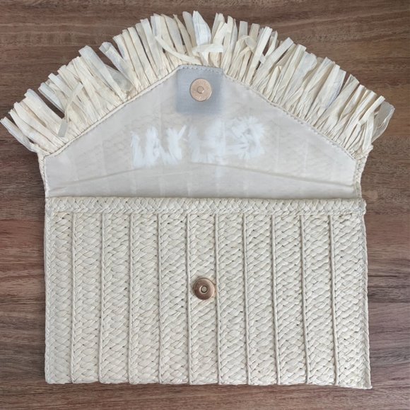 BTB Los Angeles MRS Straw Clutch - Picture 3 of 4